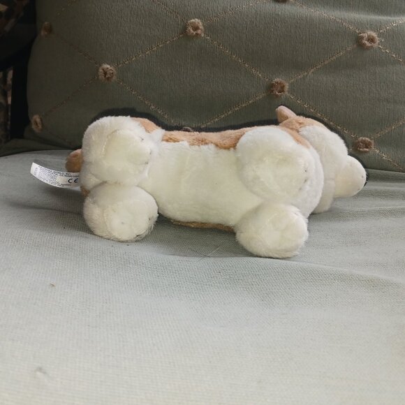 Aurora Purely Luxe CORGIE PUP Puppy Dog Brown White Soft Fur 11" Plush - Picture 7 of 7